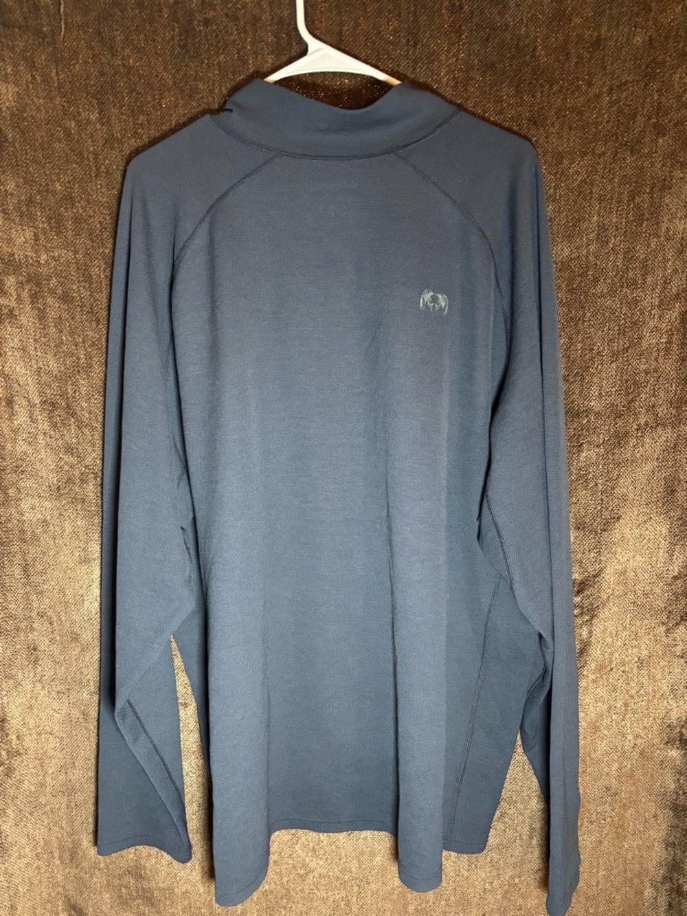 KUIU Logo Navy Merino Wool Base Layer - Picture 3 of 4